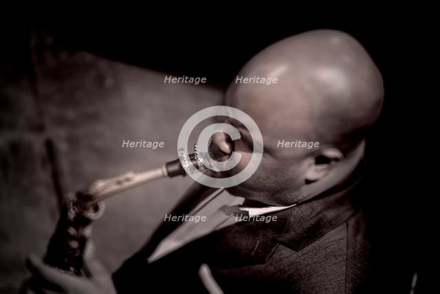 Billy Hart, 2015. Artist: Alan John Ainsworth.
