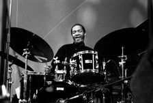 Billy Higgins, Brecon Jazz Festival, Powys, Wales, August 2000. Artist: Brian O'Connor