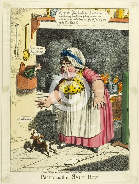 Billy in the Salt Box, 1805. Creator: Charles Williams.