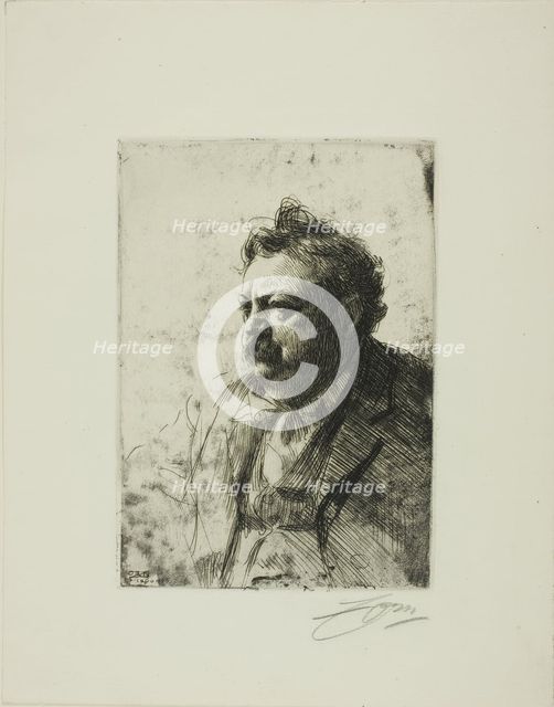 Billy Mason, 1900. Creator: Anders Leonard Zorn.