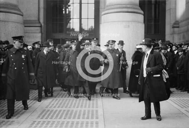 Billy Sunday reaches New York, between c1915 and c1920. Creator: Bain News Service.