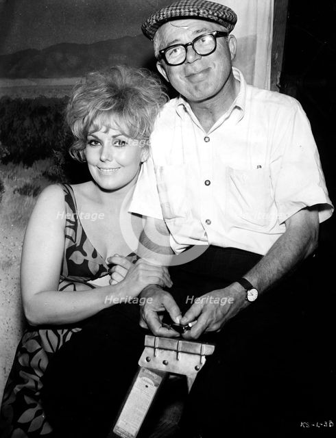Billy Wilder (1906-2002), the American Producer with Kim Novak (1933- ), American actress, 1964. Creator: Unknown.