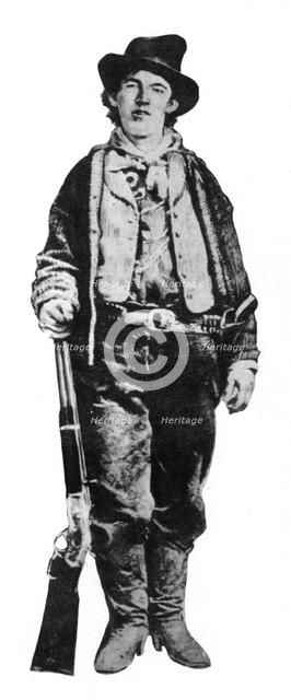 Billy the Kid, American gunman and outlaw, c1877-1881 (1954). Artist: Unknown