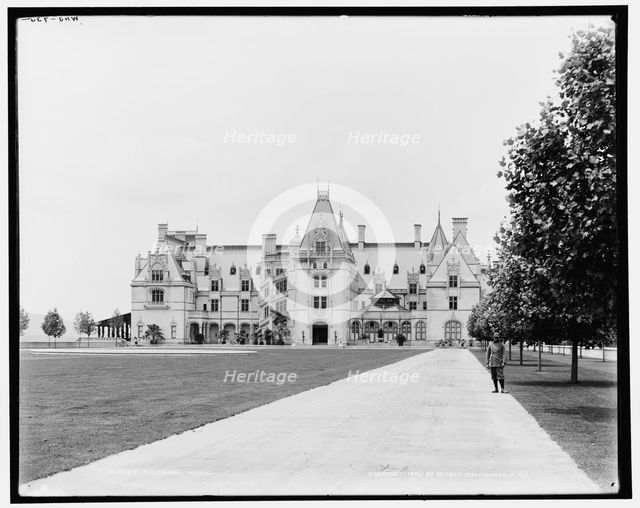 Biltmore House, c1902. Creator: William H. Jackson.
