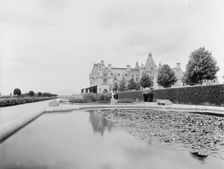 Biltmore House from the south terrace, c1902. Creator: William H. Jackson