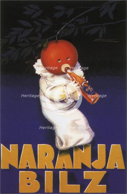 Bilz orange, 1929. Creator: Mauzan, Achille (1883-1952).