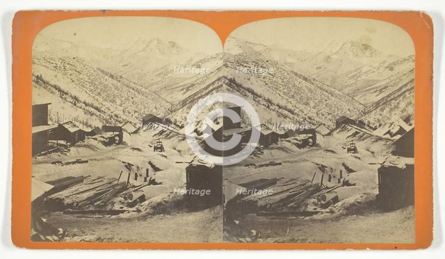 Bingham Canyon, Telegraph Mine, near Salt Lake Utah, late 19th century.  Creator: Charles William Carter.