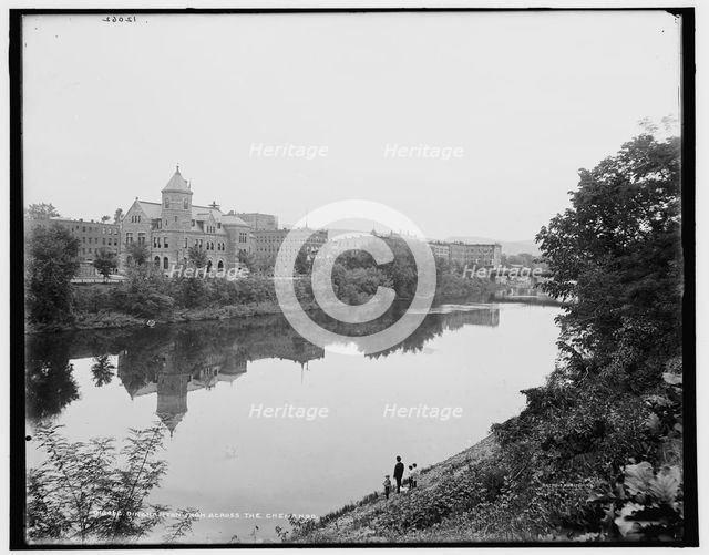 Binghamton from across the Chenango, between 1890 and 1901. Creator: Unknown.
