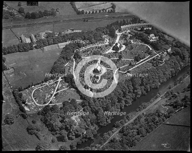 Bingley Cemetery, Bingley, West Yorkshire, c1930s. Creator: Arthur William Hobart.