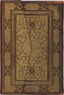 Binding for the Mantiq al-tayr (Language of the Birds), Iran, ca. 1600. Creator: Farid al-din Attar