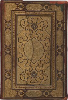 Binding for the Mantiq al-tayr (Language of the Birds), Iran, ca. 1600. Creator: Farid al-din Attar