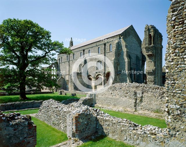 Binham Priory, Norfolk, c1980-c2017. Artist: Unknown.