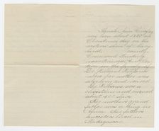 Biography of Sarah Ann Blunt Crozley, January 1885. Creator: Unknown