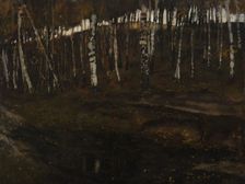 Birch Forest, 1880. Creator: Carl Schuch