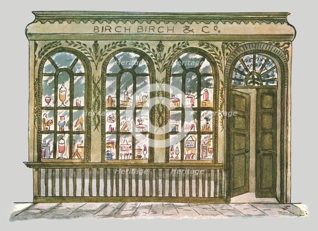 Birch's shop front, City of London, (1928). Creator: Unknown.