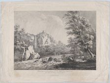 Birch Tree Uprooted by a Storm, 1809. Creator: Jean-Jacques de Boissieu