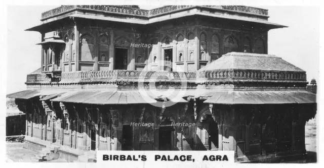 Birbal's Palace, Fatehpur Sikri, Agra, India, c1925. Artist: Unknown
