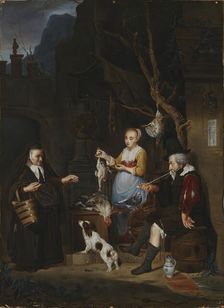 Bird Vendor after Gabriel Metsu. Creator: Maria Martinau