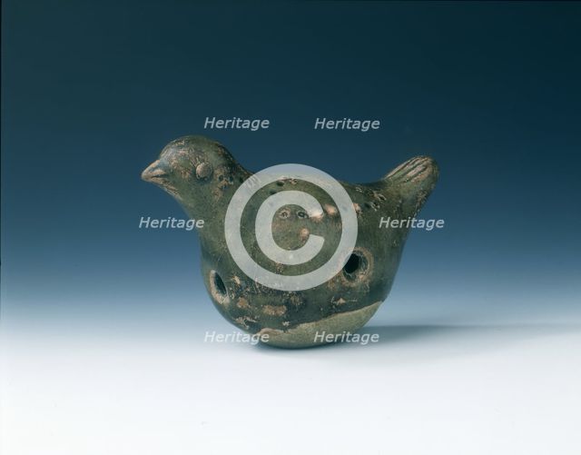 Bird whistle, Tang/Five dynasties, China, 8th-10th century. Creator: Unknown.
