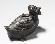 Bird with Human Head, possibly Hermes, c. 200s-300s. Creator: Unknown
