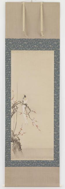 Bird and plum blossoms, Edo period, late 17th century. Creator: Hanabusa Itcho