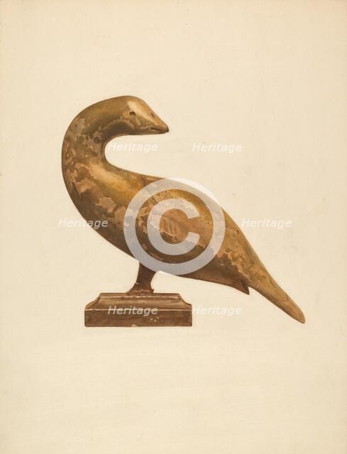 Bird, c. 1938. Creator: Roberta Spicer.