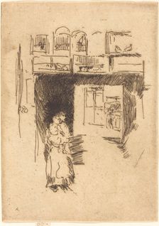 Bird-Cages, Drury Lane, c. 1886/1888. Creator: James Abbott McNeill Whistler