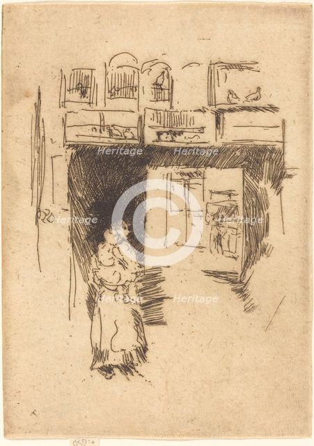 Bird-Cages, Drury Lane, c. 1886/1888. Creator: James Abbott McNeill Whistler.