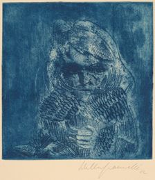 Bird Girl, Sonia Gramatté (Vogelmädchen, Sonia Gramatté), 1922 (?). Creator: Walter Gramatté