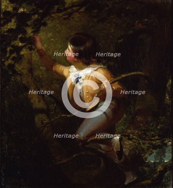 Bird Nesting, 1837. Creator: Emanuel Gottlieb Leutze.