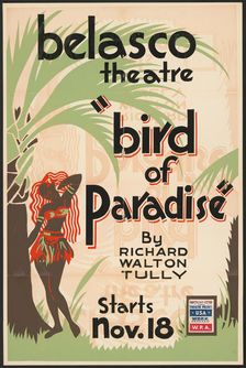 Bird of Paradise, Los Angeles, 1938. Creator: Unknown