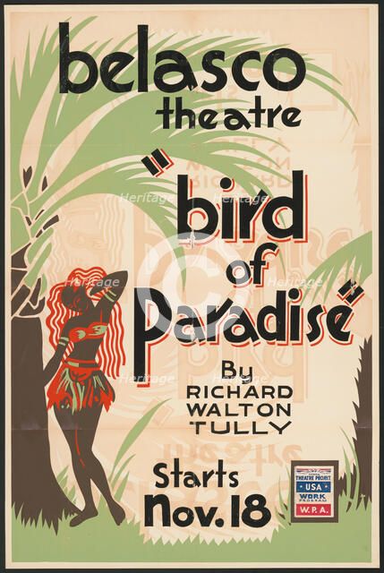 Bird of Paradise, Los Angeles, 1938. Creator: Unknown.