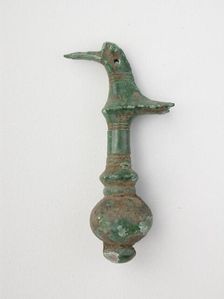 Bird on a Knob, Geometric Period (800-600 BCE). Creator: Unknown