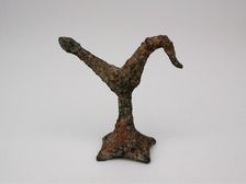 Bird on a Stand, Geometric Period (about 700 BCE). Creator: Unknown
