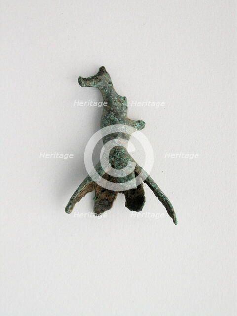 Bird on Bell, Geometric Period (800-600 BCE). Creator: Unknown.