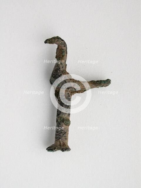 Bird on Pole on Stand, Geometric Period (800-600 BCE). Creator: Unknown.