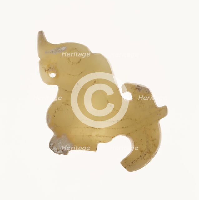 Bird Pendant, Western Zhou period, 11th/10th century B.C. Creator: Unknown.