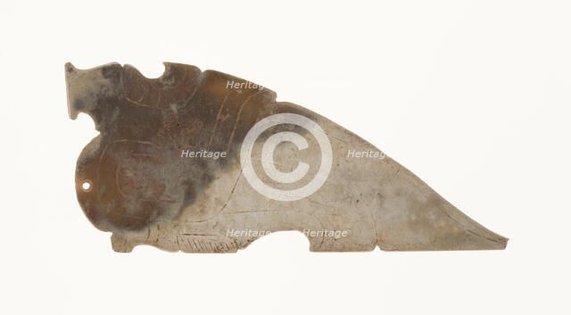 Bird Pendant, Western Zhou period, 11th/10th century B.C. Creator: Unknown.