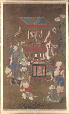 Bird peddler, late 15th-early 16th century. Creator: Unknown
