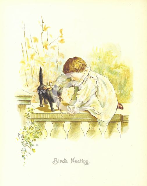 Bird's Nesting, 1892.  Creator: Unknown.