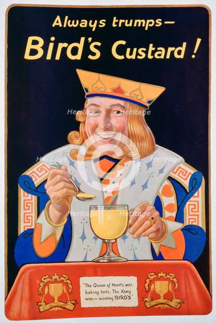 Bird's Custard advert, 1927. Artist: Unknown