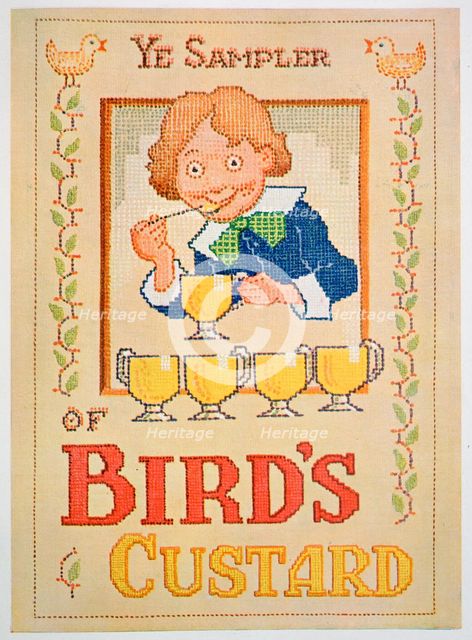 Bird's Custard advert, 1929. Artist: Unknown