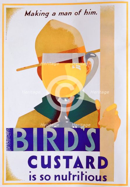 Bird's Custard advert, 1930. Artist: Unknown