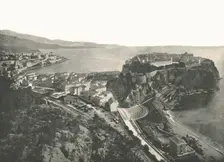 Bird's eye view, Monte Carlo, Monaco, 1895. Creator: Unknown