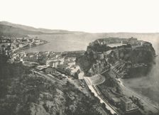 Bird's eye view, Monte Carlo, Monaco, 1895. Creator: Unknown