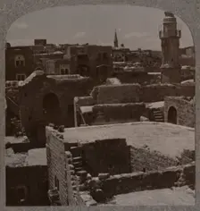 Bird's-eye view of Lydda c1900