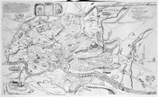 Bird's Eye View of Rome, 1553. Creator: Giulio de Musi