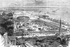 Bird’s eye view of the International Maritime Exhibition at Havre, 1868. Creator: Unknown