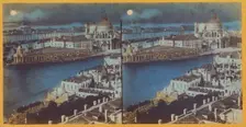 Bird's-eye view of Venice, about 1865. Creator: Unknown