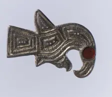 Bird-Shaped Brooch, Frankish, 550-600. Creator: Unknown